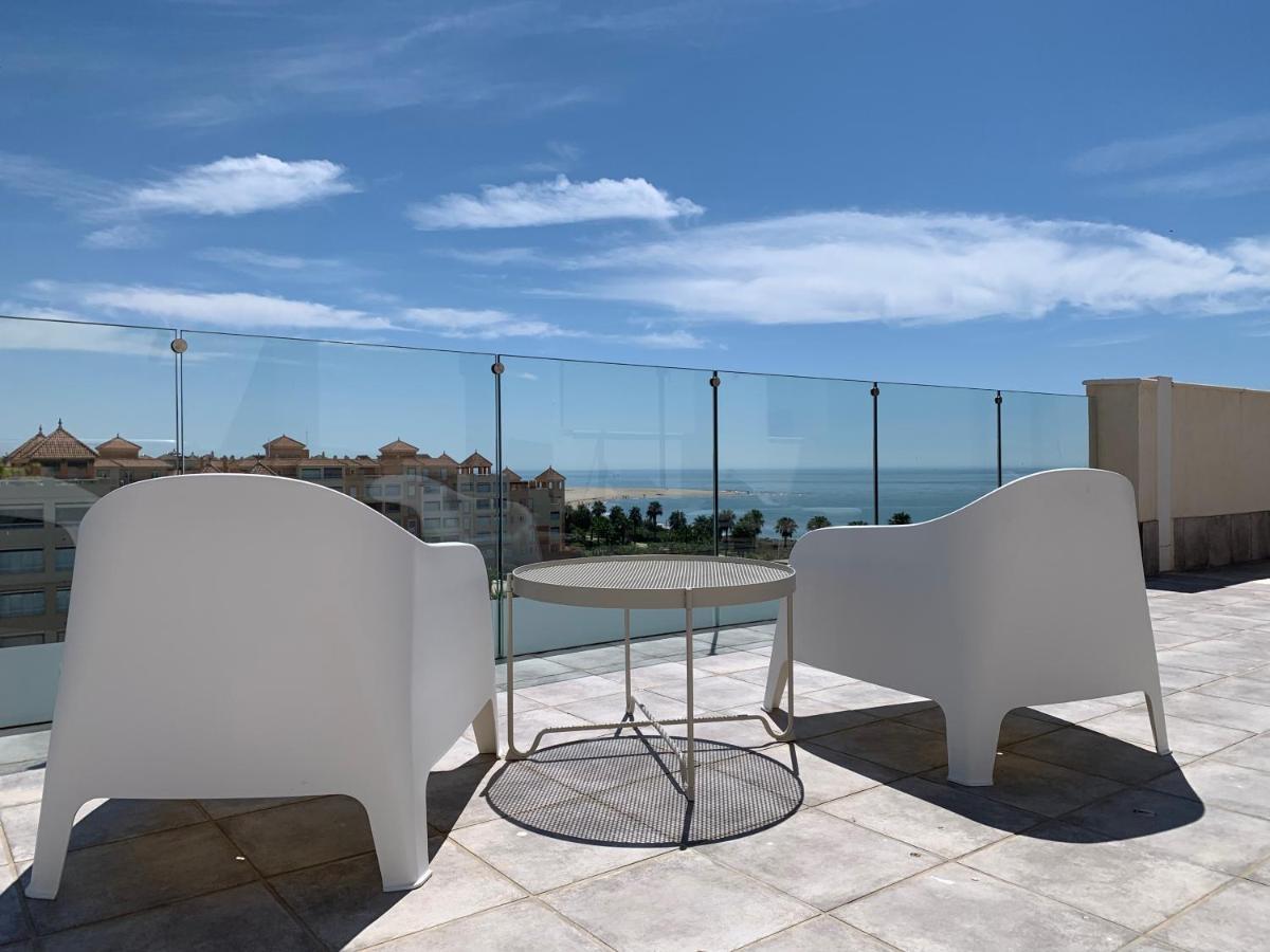 Penthouse With Wide Terrace Next To The Ocean Apartment Huelva Exterior photo